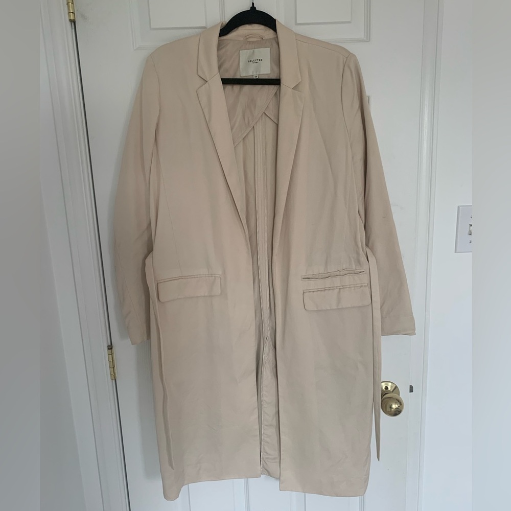 Selected Femme 100% Lyocell lightweight coat - eu36 medium